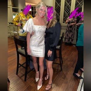 Gold Mini Dress (Wore for Rehearsal Dinner)